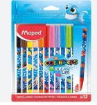 Canetinha Hidrográfica Ocean life - 12 cores - Maped
