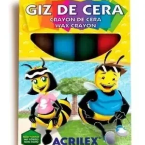 Giz de Cera Acrilex Pequeno