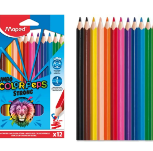 Lápis De Cor Jumbo 12 Cores  Maped