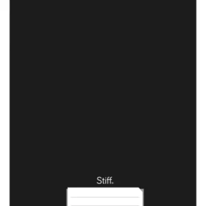 Caderno Stiff 80 Folhas Preto Jandaia
