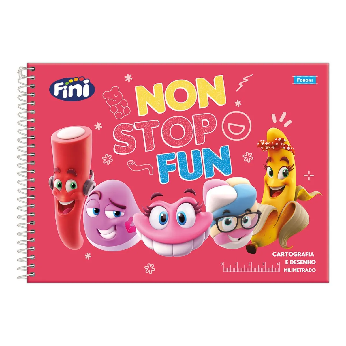 Caderno de Cartografia e Desenho Plus Fini 80 Folhas