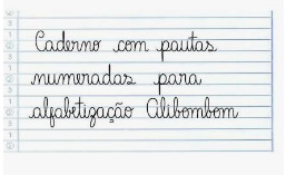 Caderno Alibombom 1.2.3 Com Pauta CAPA DURA - Imagem 2