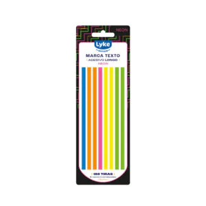 Marca Texto Em Fita Adesiva Neon 160 Tiras