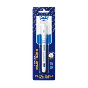 Marcador Fineliner Ponta Dupla Lyke